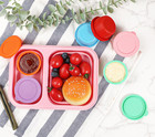 6 Pack Salad Dressing Container To Go  Nonstick Silicone 1 6oz Sauce Cup For Lun