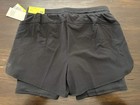 All In Motion Girls 2-in-1 Athletic Shorts Black