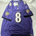 Nike Baltimore Ravens Lamar Jackson  8 Nfl Men s 3xl Jersey Vapor Limited