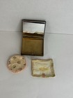 Vintage Ladies Compact W  Rhinestone Top