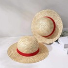 One Piece Straw Hat     Luffy Cosplay Summer Sun Hat  kids   Adults 