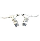 Dia-compe Tech-77 Old School Locking Brake Levers Pair Bmx - Silver silver