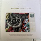 Starbucks Tristan Eaton New Gift Card Coffee Sumatra Tiger No Value Lot Of 2
