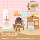 36pcs Dollhouse Furniture Set Miniature 1 12 Scale Dolls House Accessories   