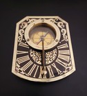 Antique Vintage Brass 4  Sundial By Butterfield