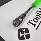 Snap-on Tools Usa New Green 1 4  Drive Hard Grip Long Flex Head Ratchet Thlfd72