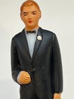 Wilton Vintage Wedding Cake Topper Bride Groom Plastic 3 5    Retro Plastic