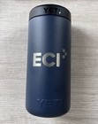 Yeti Rambler Colster Slim Can Cooler Insulator 12 Oz Navy Blue Company Logo New