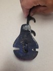 Antique Cast Iron Barn Horse Tack Harness Wall Rack Holder Farm Angled Tool Hook