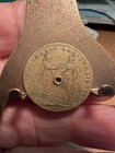 1700 s Louis Xv  25mm  Holed Brass Token Rare