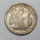 1901 Honduras Silver 25 Centavos Better Grade Circulated Silver Nice  v141