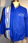 Vintage 1970s Nasa Nylon Jacket  Wallops Flight Facility  Fleece Lined zip-up  L