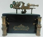 J scott Antique Sextant Nautical Brass Astrolabe Working Marine Vintage Box Gift