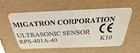 Migatron Rps-401a-40qd Ultrasonic Sensor