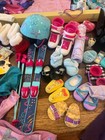 Huge American Girl Doll Accessories Lot Ski  Gymnastics  Pets  Equestrian