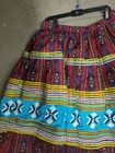 Vintage Seminole Native American Style Patchwork Handmade Skirt Rick-rack 