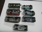 Lot Of 7 Vintage Midgetoy Die Cast Vehicles Rockford  wagon Is Chicago 