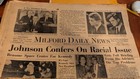 John F Kennedy Newspapers Milford Massachusetts 1963