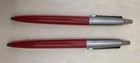 2 New Parker Jotter Ballpoint Pen Red Barrel  4th Quarter Of 1981 Usa With Box