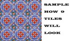 9 Mexican Tiles Wall Floor Use Talavera Mexico Ceramic Handmade Pottery C 125