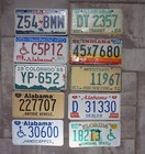 Lot Of 10 License Plates Mixed States Plates Al Ms Tx Co In Fl