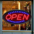 Open Business Sign Animated Motion Ultra Bright Store Led Neon Light With On off