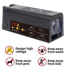 Electronic Mouse Trap Control Kill Big Rat Pest Electric Rodent Zapper Upgraded