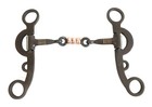 Aj Tack Argentine Three Piece Copper Dog Bone Snaffle Bit