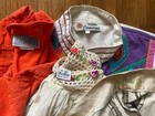 Vtg 16 Embroidered Dresses   Tops-mexican Oaxacan Prairie Hippie Name Brands