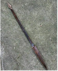 Custom Handmade Carbon Steel Hunting Survival Double Head Spear And Sheath