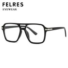 Men Women Square Anti Blue Light Eyeglasses Retro Clear Lens Glasses Frames Hot