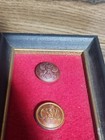1963 Historic American Button Plaque Civil War Buttons Union Cavalry Csa Repro