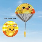 3pcs Tangle Free Throwing Toy Parachute Man With Large Parachutes Cartoon