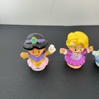 Fisher Price Little People Disney Princess Lot Jasmine Ariel Rapunzel Cinderella
