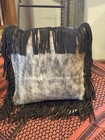 Rodeo   Cowgirl- Pillow   Leather Embroidered