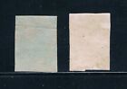 Ceylon 1857-64 -   d Set - Imperf-unwatermarked - Sc 14-15  sg 16-17  - Used S4