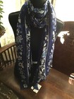 Vera Bradley Tropics Tapestry Lightweight 72x30 Soft Fringe Scarf Nwt