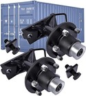 2pcs 6x5 5lug Shipping Container Wheels Bolton Spindle Kit Container Moving Tool