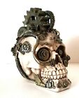 Steampunk Skull  Figurine Statue Skeleton Halloween