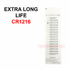 5 Pcs New Lithium Battery 3v Cr1216  cr 1216 Button Cell Watch Calculator Long