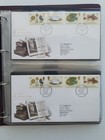 Cover Album 1988 First Day Covers And Mint Presentation Packs With Mint Gutter