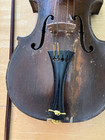 Vtg Violin 4 4 Old Wood Instrument Bow  Geib Case For Show Parts repair No Maker