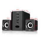 Usb Computer Speakers System Stereo Bass Subwoofer Led For Desktop Laptop Pc Us