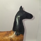 Vintage Antique Wood Metal Figural Horse Stallion Folk Art 10  X 7 