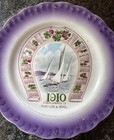 Vintage 1910 Calendar Plate Rhoads   Bro  Carnation Mcnicol Purple Horseshoe Pa