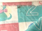 Vintage Baby  nursery Blocks   Animals Pastel Print Cotton Fabric 44   w X 1yd