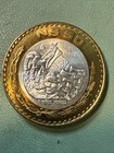 1994 Mexico 50 Nuevos Pesos Bi-metallic  925 Silver Large Coin El Ni  os Heros Bu