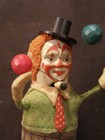 Vintage Schuco  965 Clown Juggler Wind-up Clockwork Tin Toy Collectors