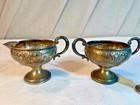 Unpolished Mueck - Cary Vintage Sterling Silver Sugar   Creamer   3275  bonus