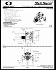 California Faucets Tht51d2-r Thermostatic Rough Valve 1 2 Inch New